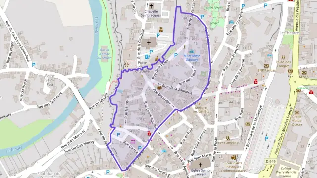 Appartement 72 m² quatre pièces à vendre à Parthenay