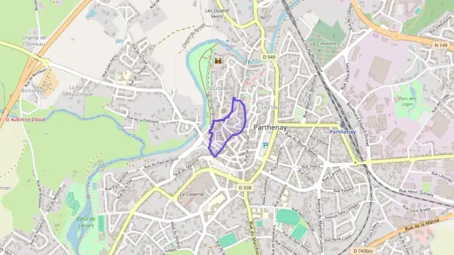 Appartement 72 m² quatre pièces à vendre à Parthenay