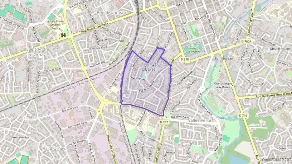 Appartement 80 m² cinq pièces à vendre à La Roche-sur-Yon