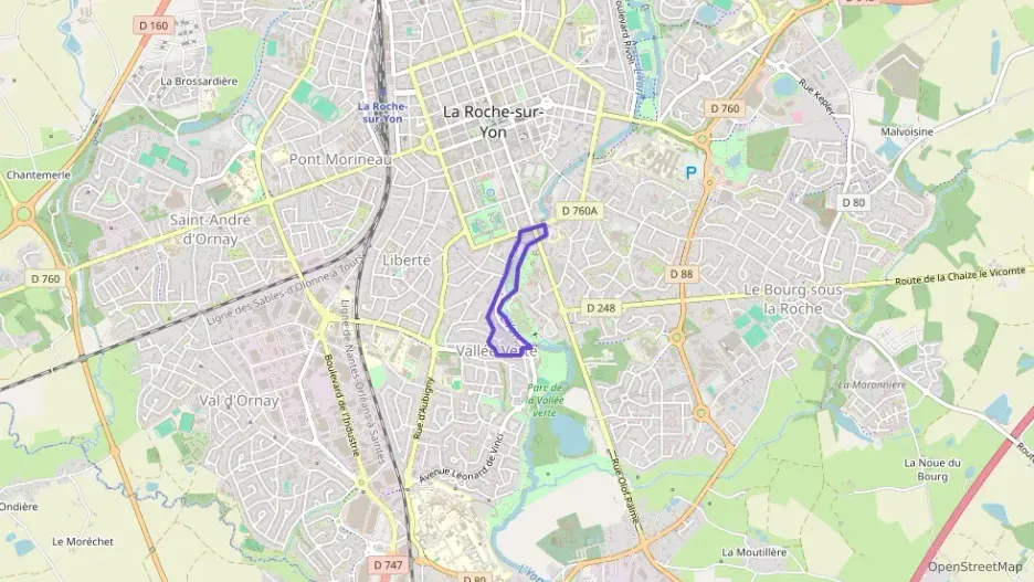 Appartement 46 m² deux pieces à vendre à La Roche-sur-Yon