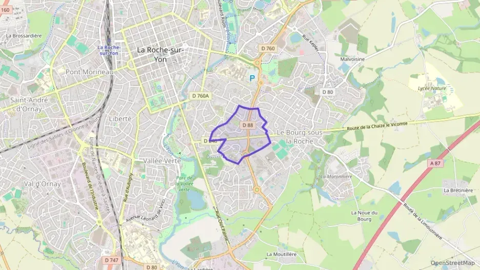 Appartement 68 m² trois pièces à vendre à La Roche-sur-Yon