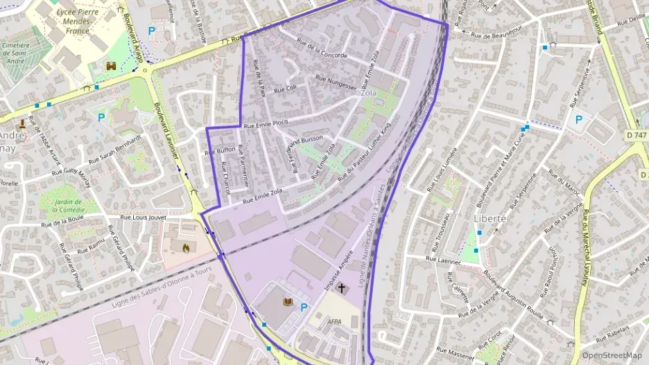 Appartement 42 m² deux pieces à vendre à La Roche-sur-Yon