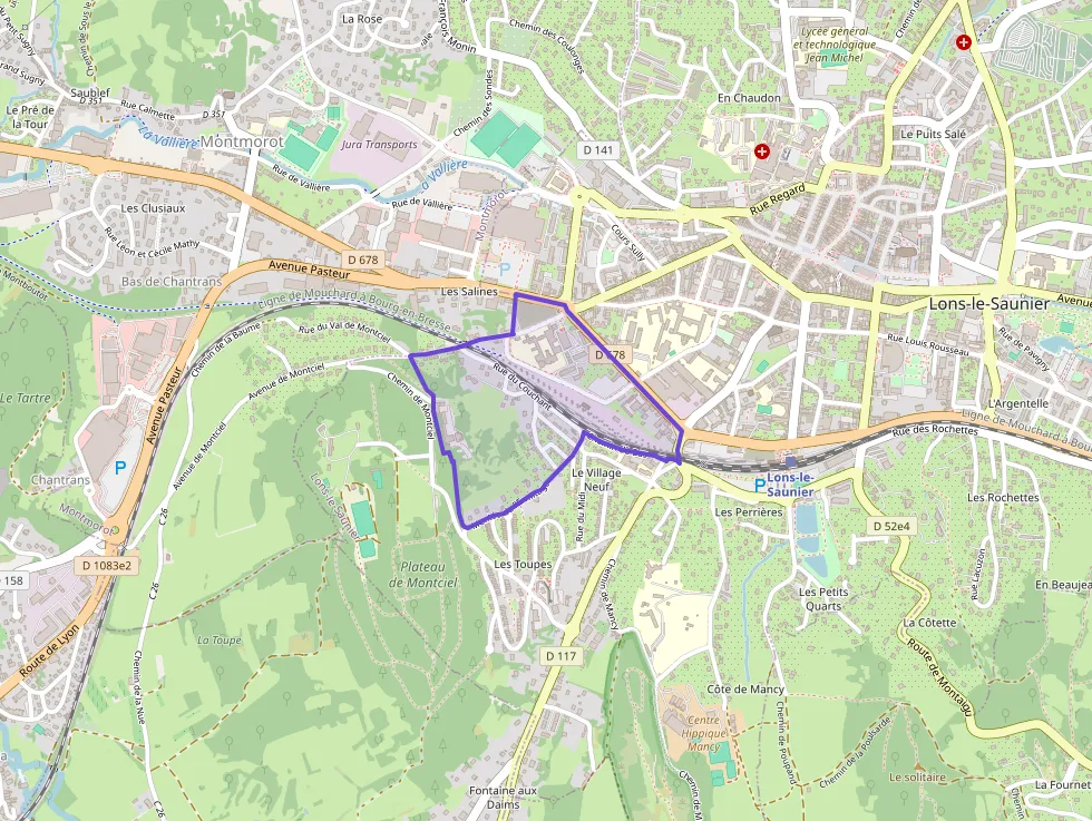 Appartement 98 m² quatre pièces à vendre à Lons-le-Saunier