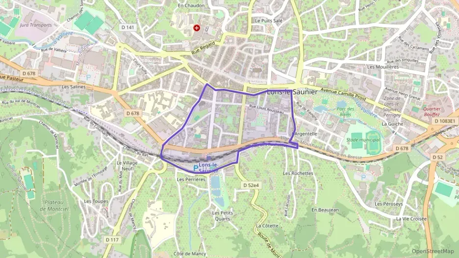 Appartement 70 m² trois pièces à vendre à Lons-le-Saunier