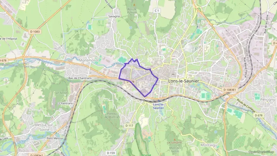 Appartement 110 m² quatre pièces à vendre à Lons-le-Saunier Appartement 110 m² quatre pièces à vendre à Lons-le-Saunier