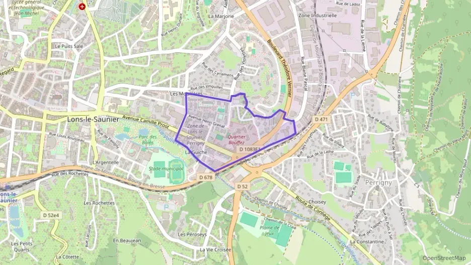 Appartement 82 m² quatre pièces à vendre à Lons-le-Saunier Appartement 82 m² quatre pièces à vendre à Lons-le-Saunier