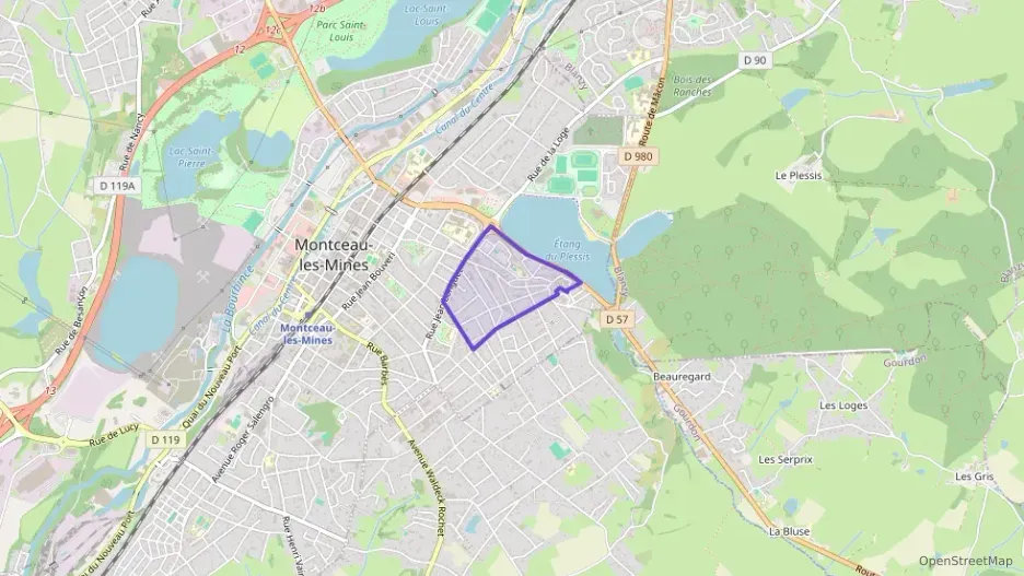 Appartement 54 m² deux pieces à vendre à Montceau-les-Mines