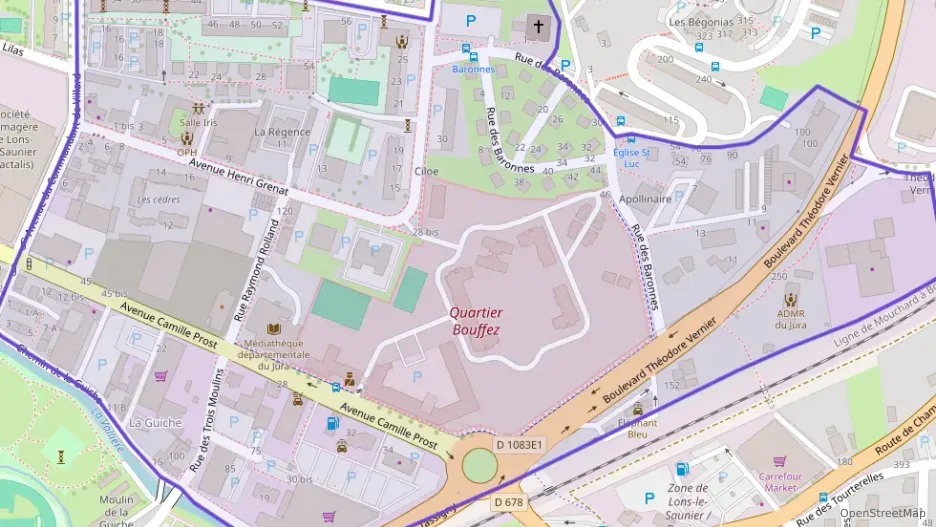 Appartement 92 m² quatre pièces à vendre à Lons-le-Saunier