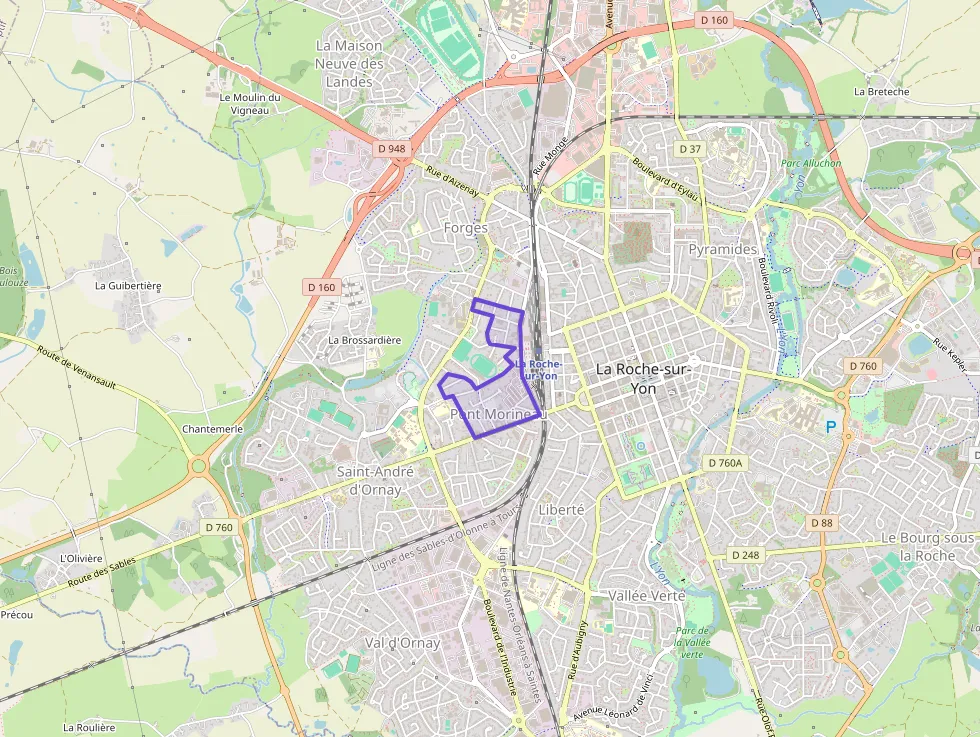 Appartement 68 m² trois pièces à vendre à La Roche-sur-Yon