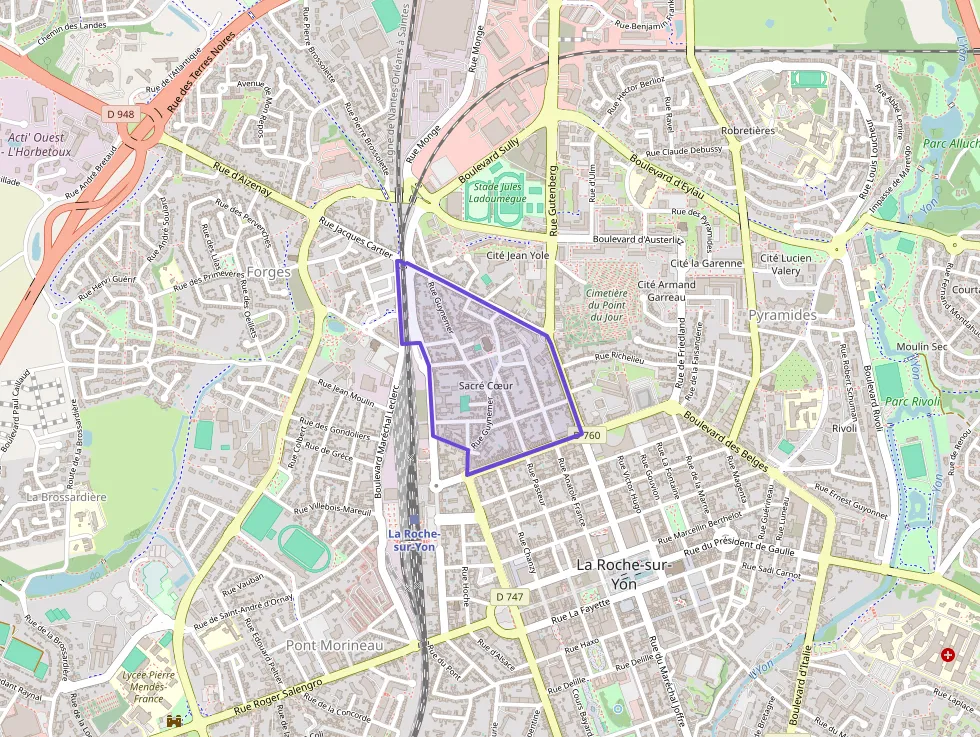 Appartement 95 m² trois pièces à vendre à La Roche-sur-Yon