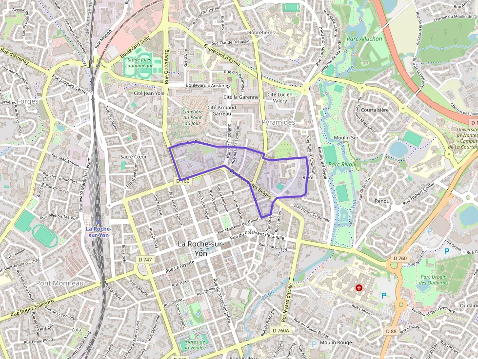 Appartement 48 m² deux pieces à vendre à La Roche-sur-Yon