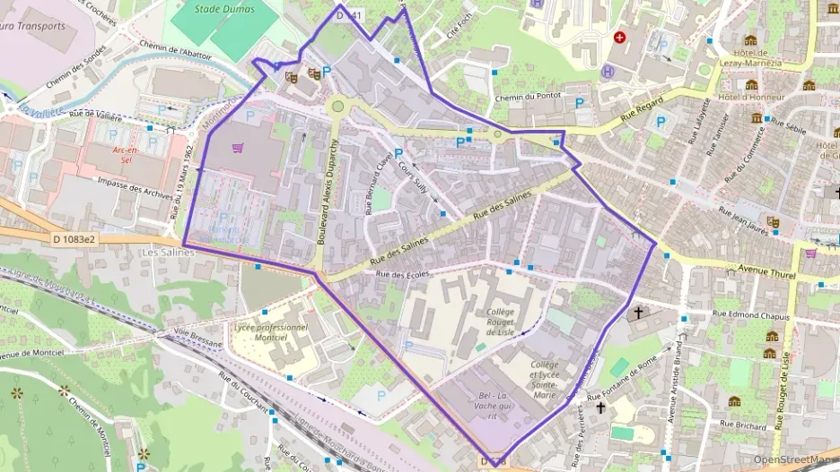 Appartement 72 m² trois pièces à vendre à Lons-le-Saunier