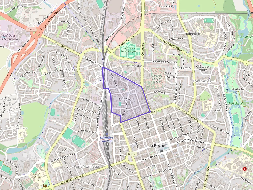 Appartement 69 m² trois pièces à vendre à La Roche-sur-Yon