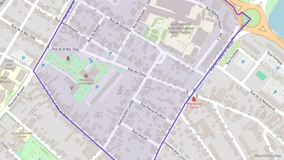 Appartement 80 m² quatre pièces à vendre à Montceau-les-Mines