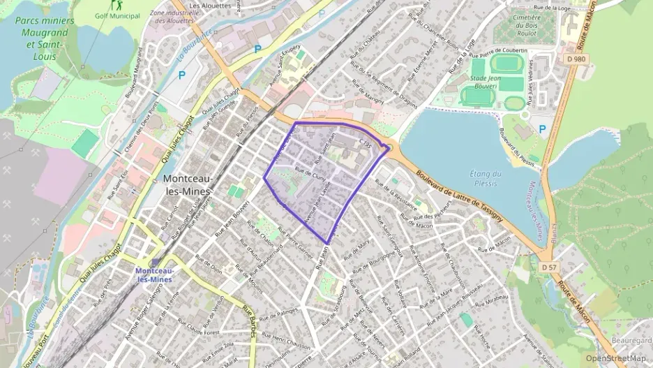 Appartement 80 m² quatre pièces à vendre à Montceau-les-Mines