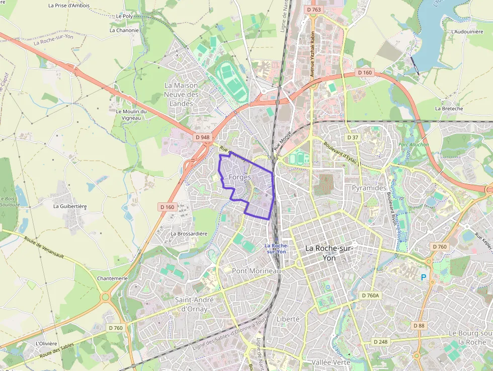 Appartement 43 m² deux pieces à vendre à La Roche-sur-Yon