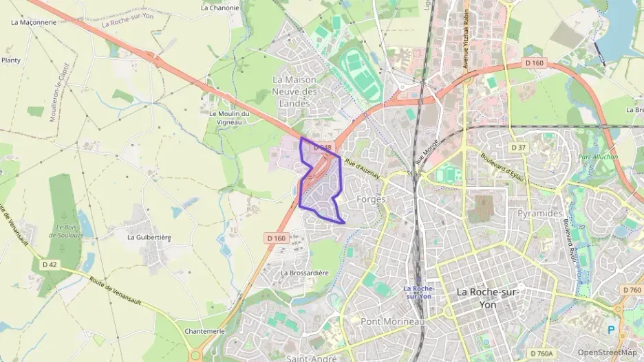 Appartement 43 m² une piece à vendre à La Roche-sur-Yon Appartement 43 m² une piece à vendre à La Roche-sur-Yon