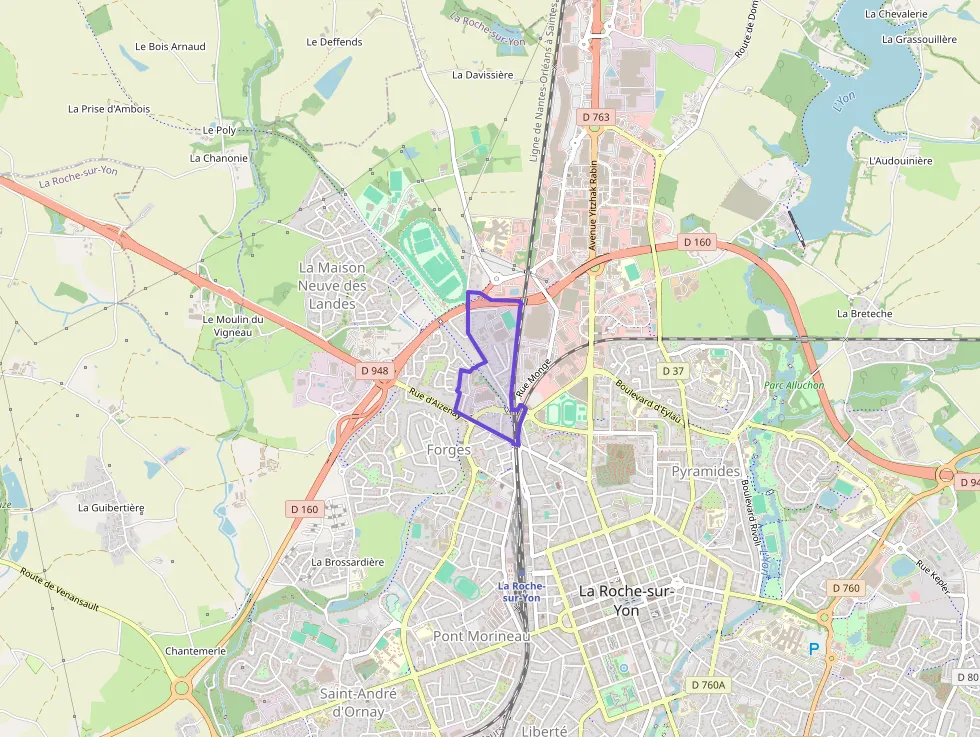 Appartement 37 m² deux pieces à vendre à La Roche-sur-Yon