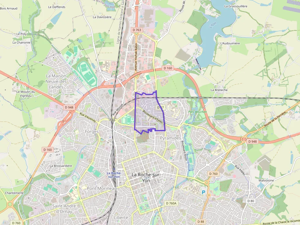 Appartement 63 m² trois pièces à vendre à La Roche-sur-Yon