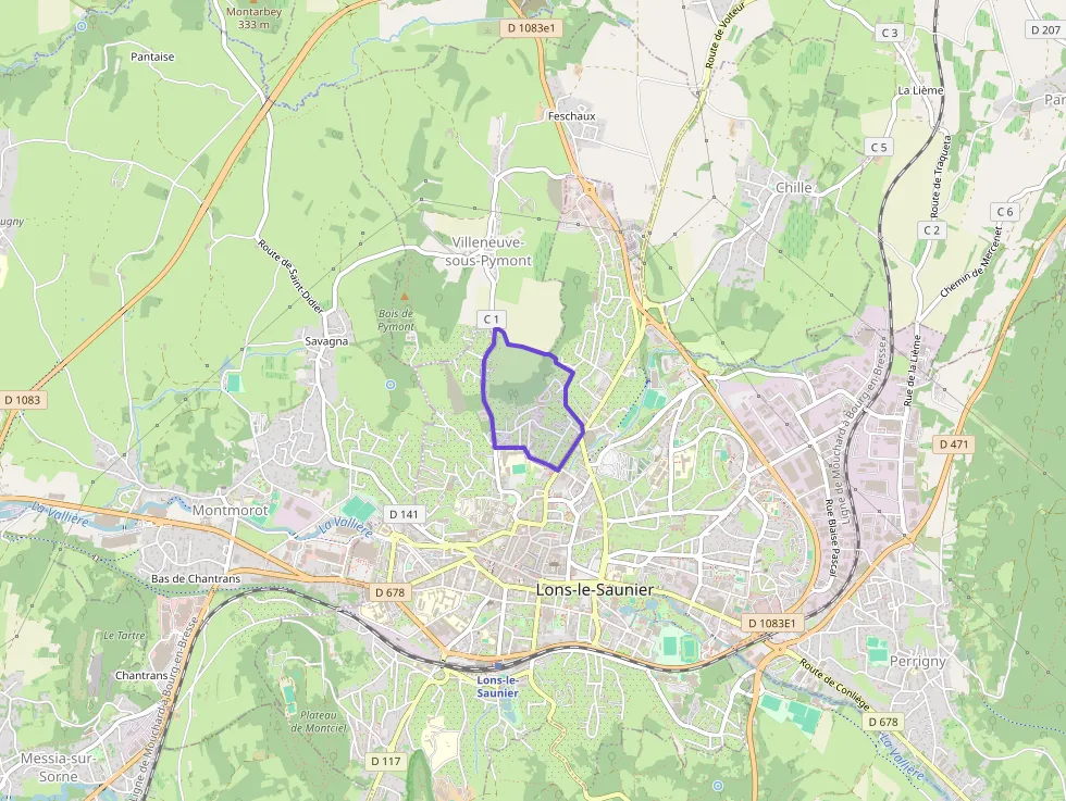 Appartement 68 m² quatre pièces à vendre à Lons-le-Saunier