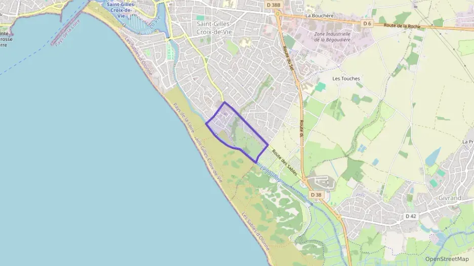 Appartement 37 m² deux pieces à vendre à Saint-Gilles-Croix-de-Vie