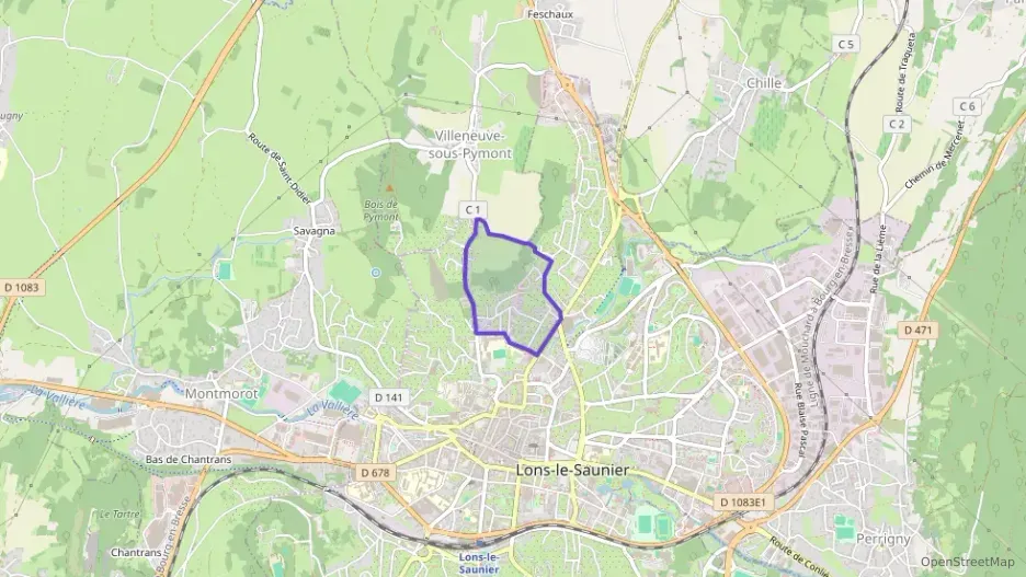 Appartement 104 m² quatre pièces à vendre à Lons-le-Saunier