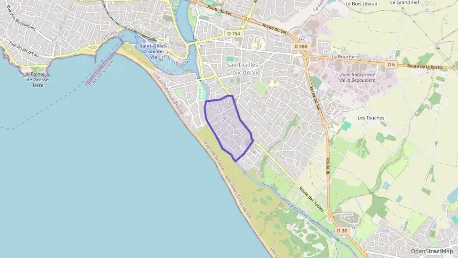 Appartement 45 m² trois pièces à vendre à Saint-Gilles-Croix-de-Vie