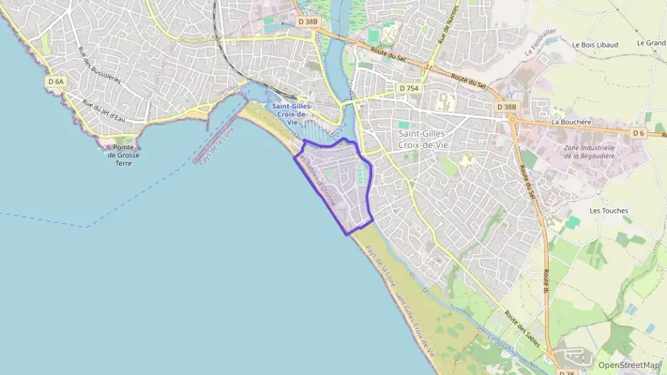 Appartement 62 m² trois pièces à vendre à Saint-Gilles-Croix-de-Vie