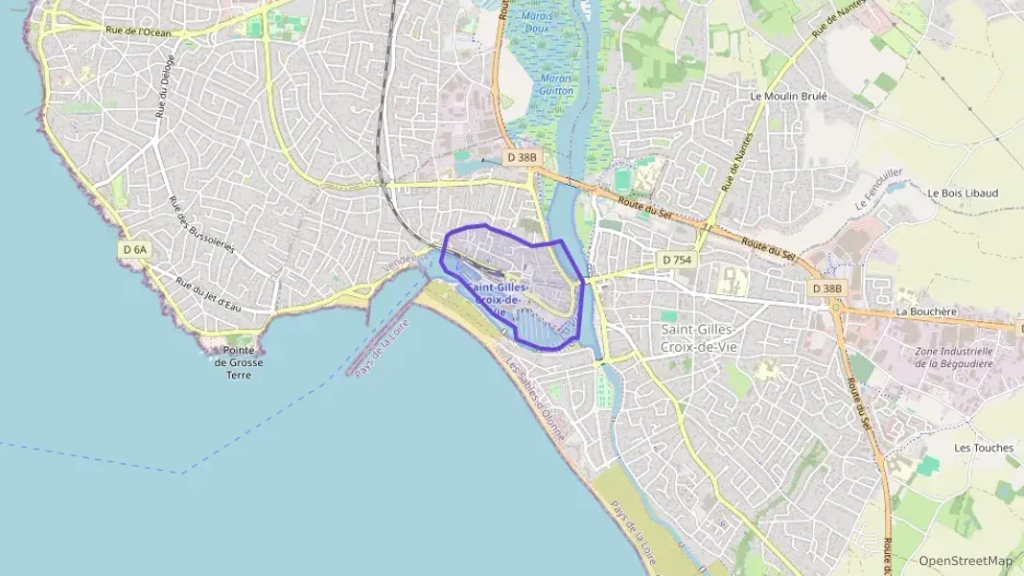 Appartement 72 m² trois pièces à vendre à Saint-Gilles-Croix-de-Vie