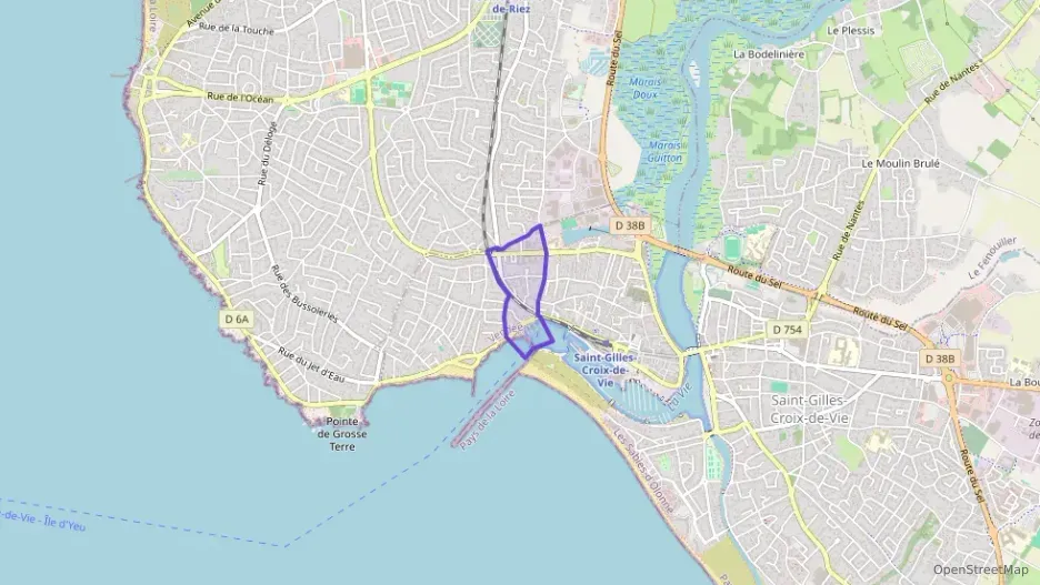 Appartement 70 m² trois pièces à vendre à Saint-Gilles-Croix-de-Vie