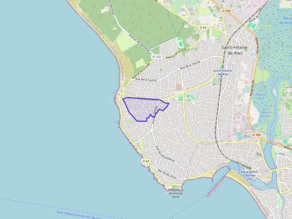 Appartement 46 m² trois pièces à vendre à Saint-Hilaire-de-Riez