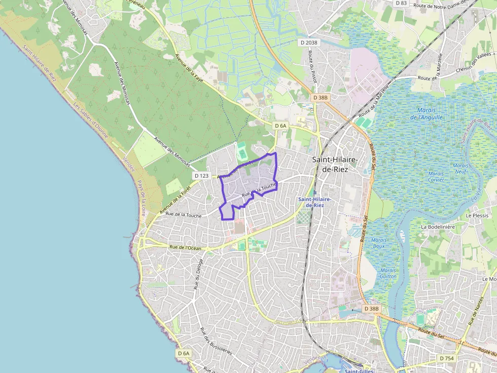 Appartement 70 m² trois pièces à vendre à Saint-Hilaire-de-Riez