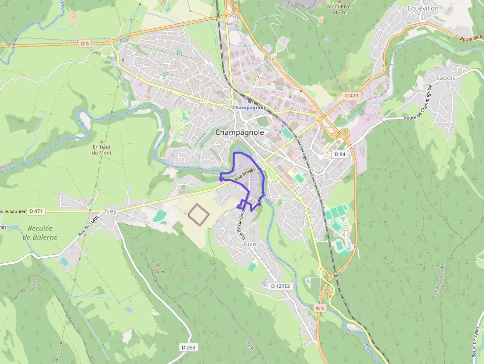 Appartement 88 m² trois pièces à vendre à Champagnole