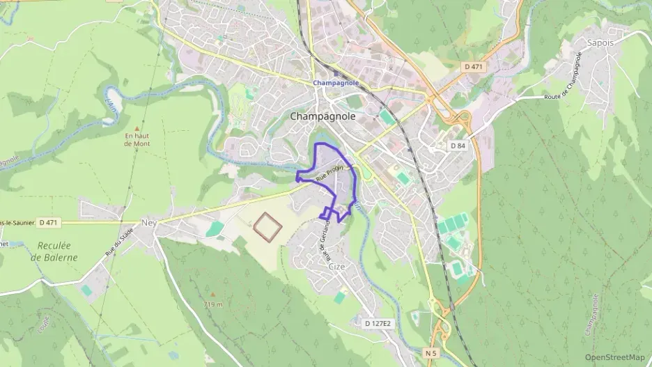 Appartement 88 m² trois pièces à vendre à Champagnole Appartement 88 m² trois pièces à vendre à Champagnole