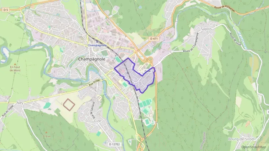 Appartement 70 m² trois pièces à vendre à Champagnole Appartement 70 m² trois pièces à vendre à Champagnole