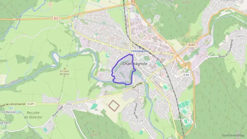 Appartement 51 m² deux pieces à vendre à Champagnole