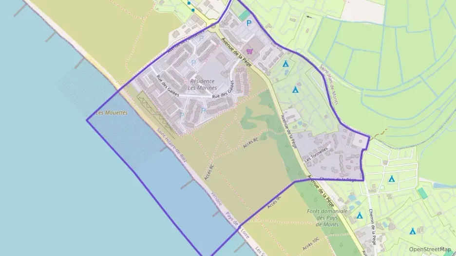 Appartement 36 m² deux pieces à vendre à Saint-Hilaire-de-Riez