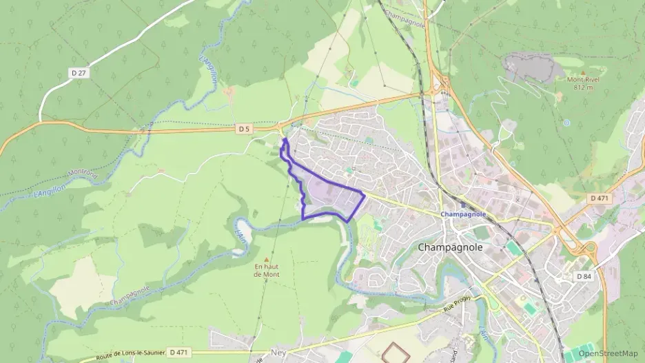 Appartement 112 m² quatre pièces à vendre à Champagnole Appartement 112 m² quatre pièces à vendre à Champagnole