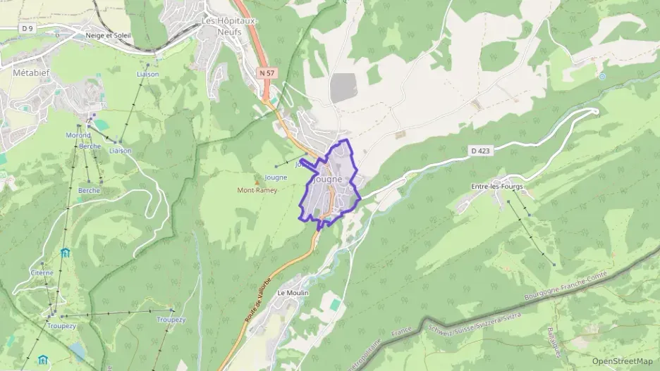 Appartement 39 m² deux pieces à vendre à Jougne Appartement 39 m² deux pieces à vendre à Jougne