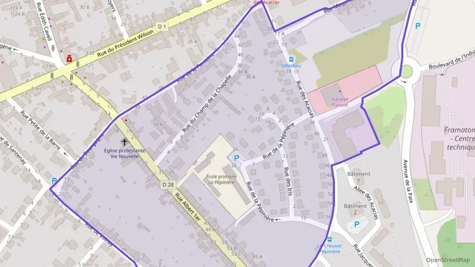 Appartement 55 m² trois pièces à vendre à Le Creusot