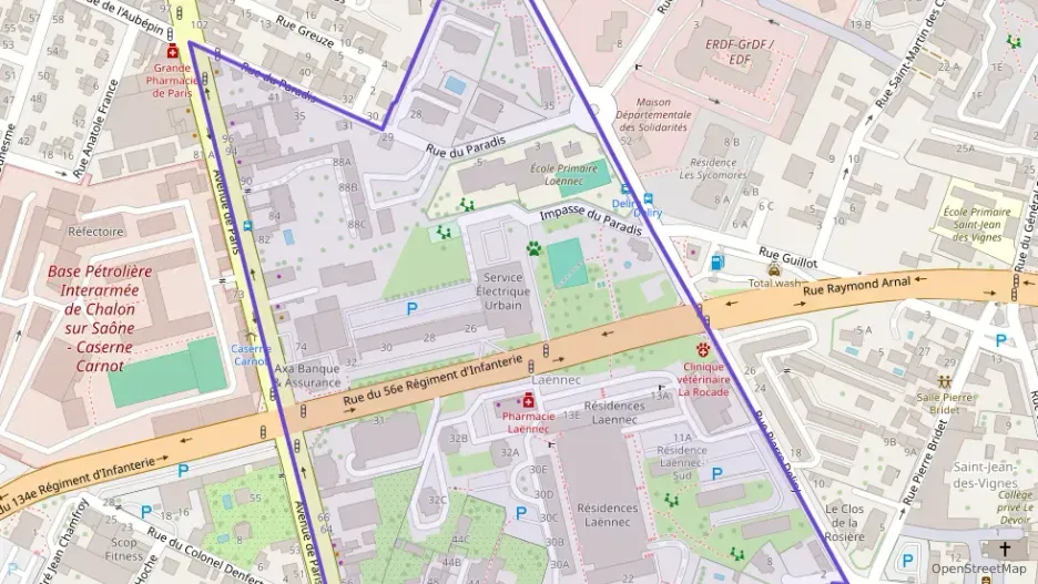 Appartement 73 m² trois pièces à vendre à Chalon-sur-Saône