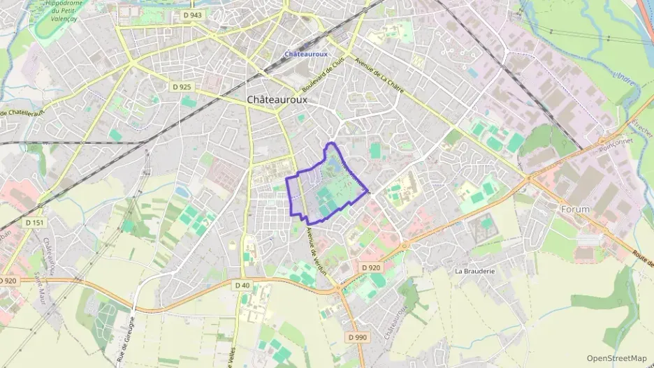 Appartement 90 m² quatre pièces à vendre à Châteauroux