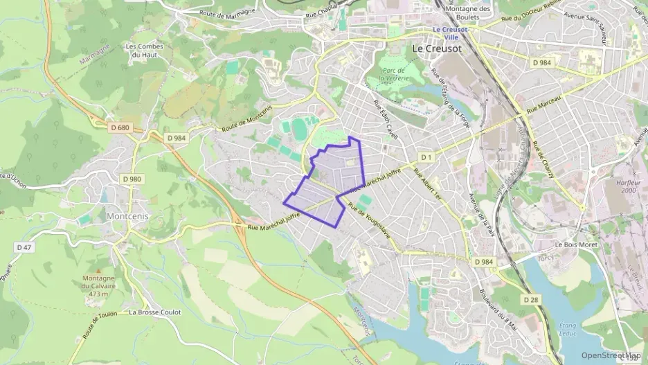 Appartement 63 m² trois pièces à vendre à Le Creusot