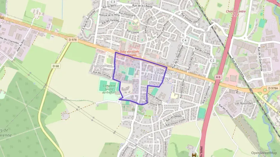 Appartement 63 m² trois pièces à vendre à Châtenoy-le-Royal