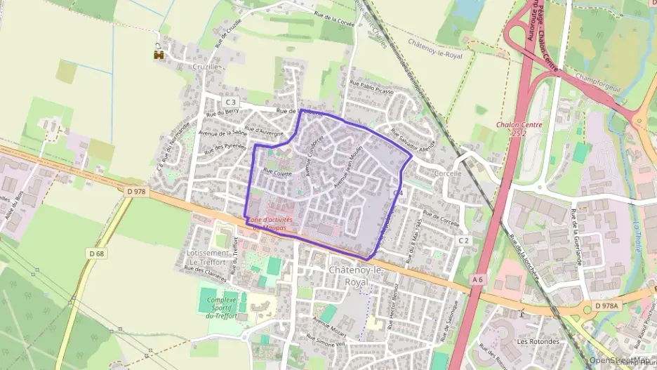 Appartement 56 m² deux pieces à vendre à Châtenoy-le-Royal