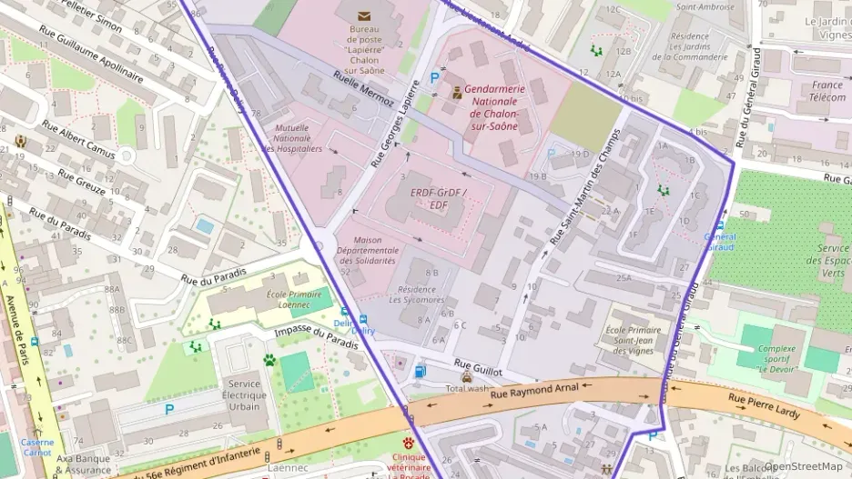 Appartement 72 m² quatre pièces à vendre à Chalon-sur-Saône