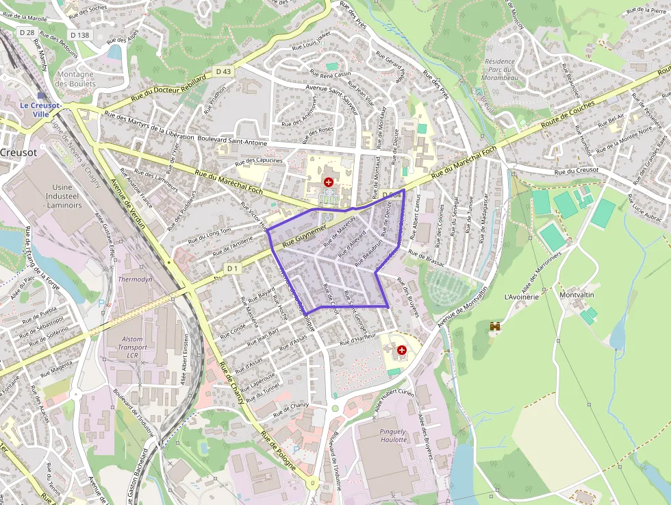 Appartement 58 m² trois pièces à vendre à Le Creusot