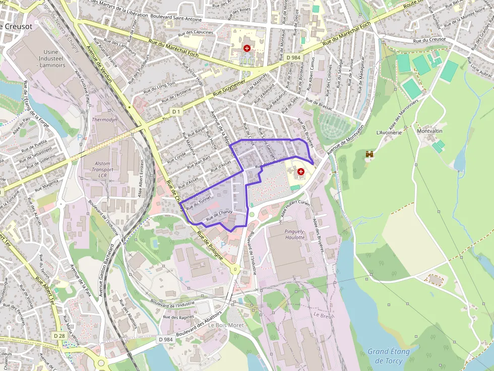 Appartement 77 m² quatre pièces à vendre à Le Creusot