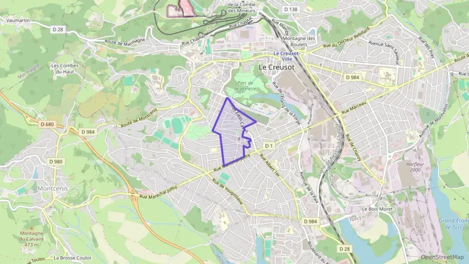 Appartement 71 m² quatre pièces à vendre à Le Creusot