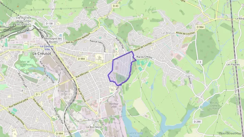 Appartement 79 m² trois pièces à vendre à Le Creusot